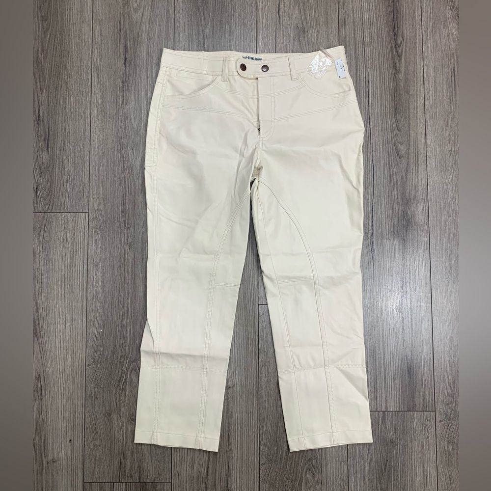 Free‎ People We The Free Rebel Vegan Leather Pants Size 10 NWOT